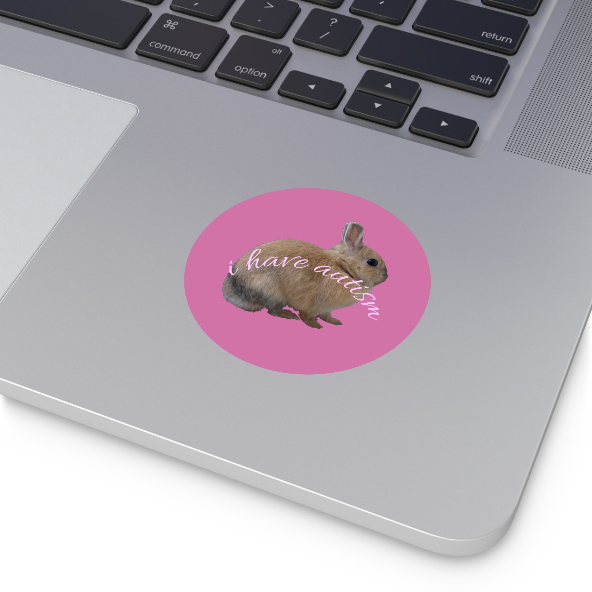Round Peanut Autism Stickers